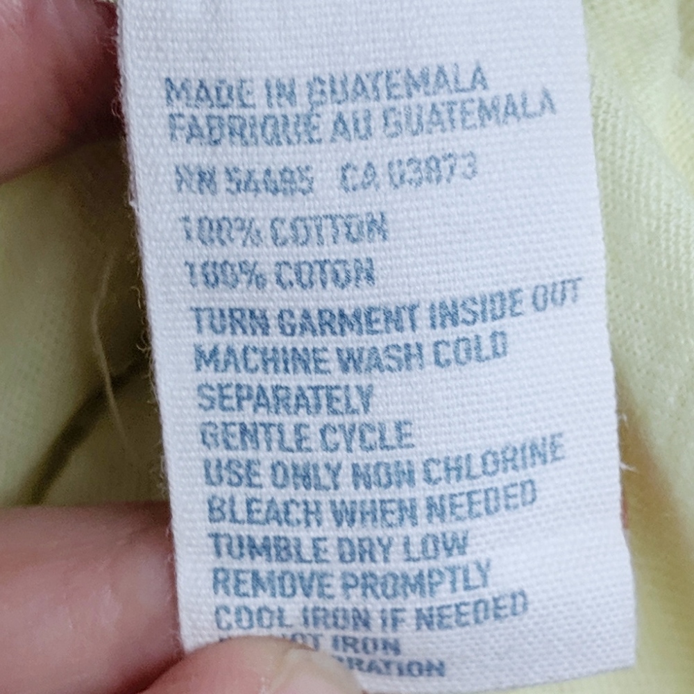 american eagle | yellow vintage t tank top sz M - Picture 5 of 7